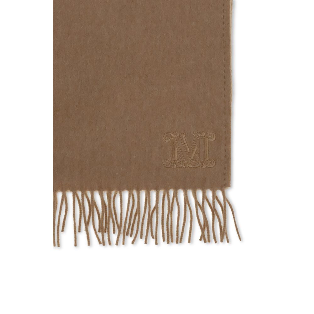 Max Mara Brown Camel Hair Scarf