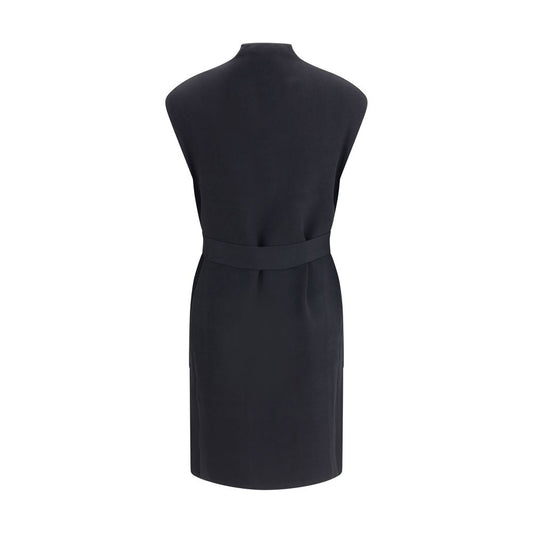 Max Mara Black Viscose Coat