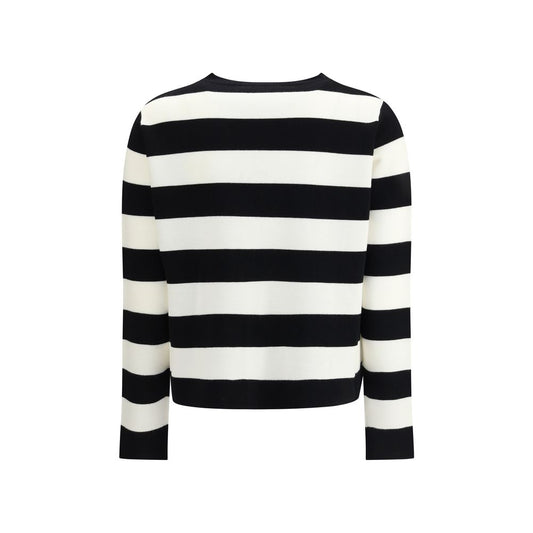 Max Mara Black Fleece Wool Sweatshirt