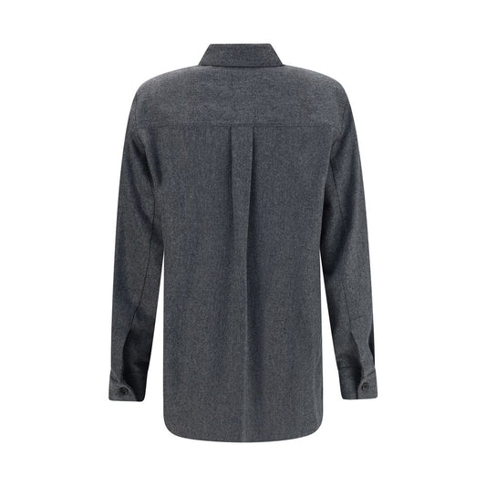 Khaite Gray Wool Shirt