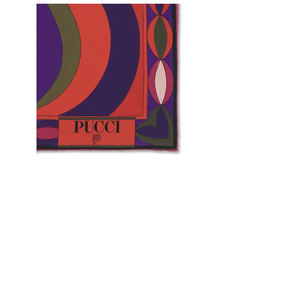 Emilio Pucci Multicolor Silk Scarf