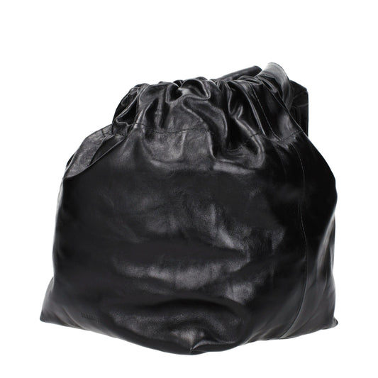 Jil Sander Black Leather Handbag