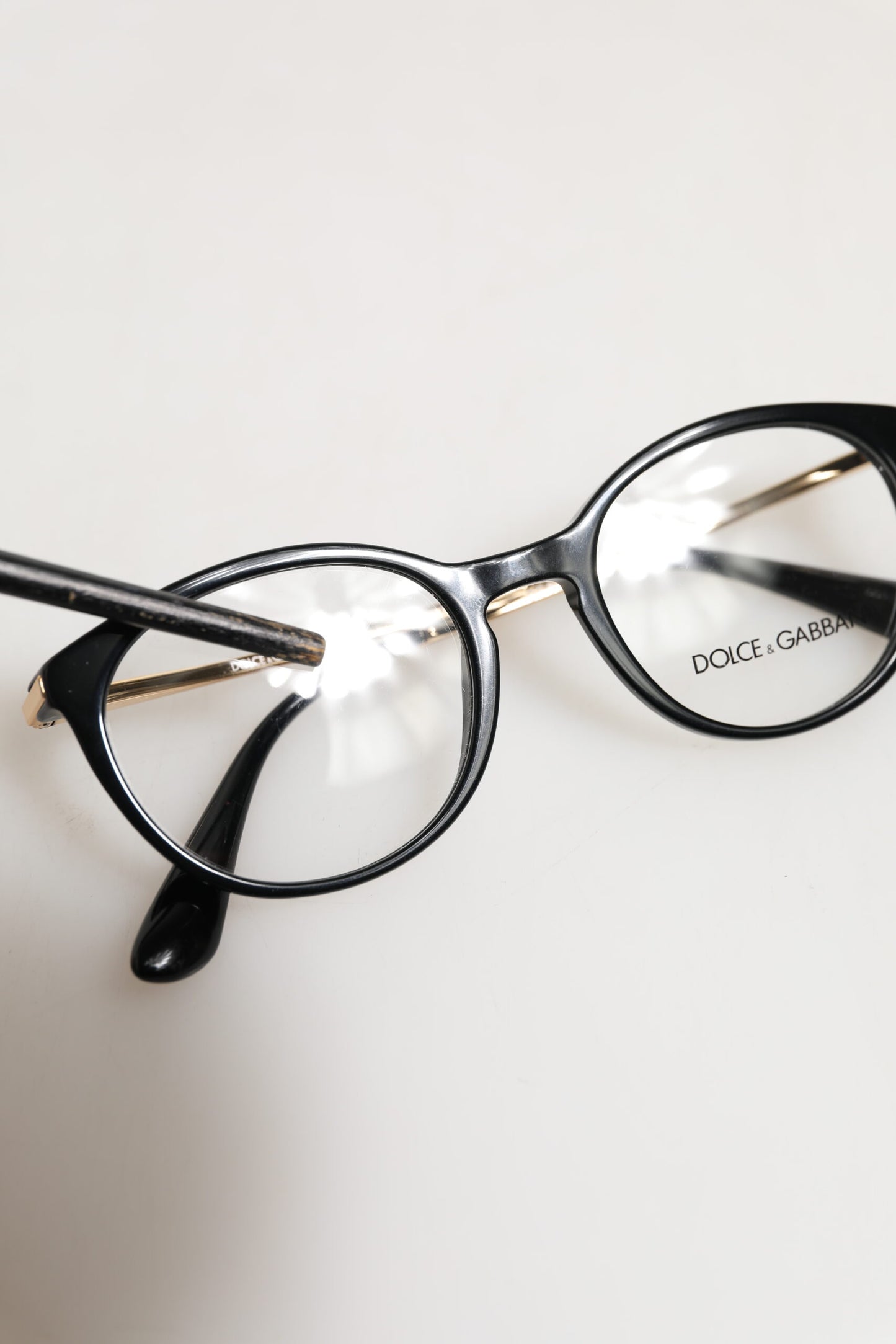 Dolce & Gabbana DG3242 Black Acetate Cat Eye Frame Eyeglass Reading Glass