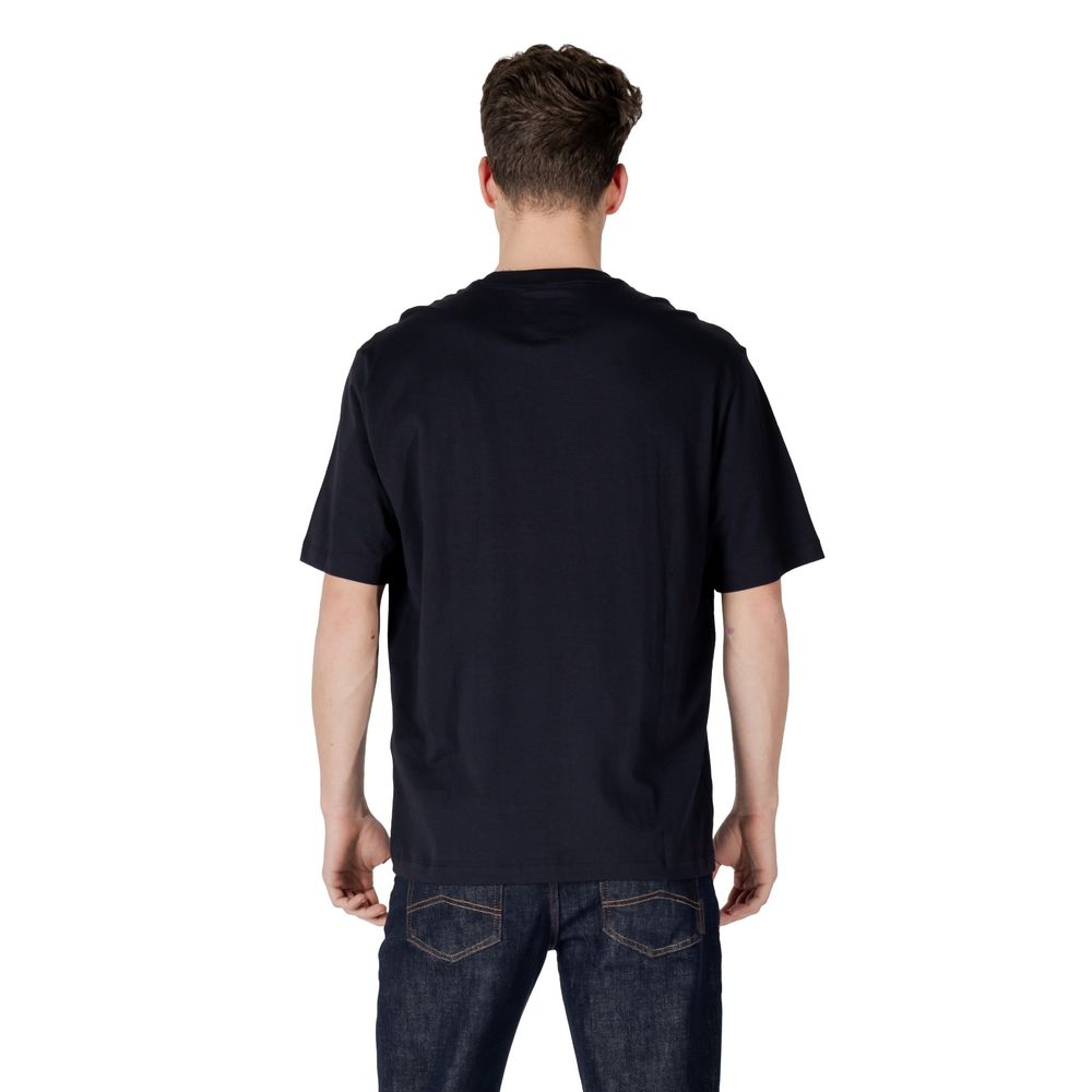 Armani Exchange Blue Cotton T-Shirt