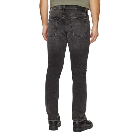 Calvin Klein Jeans Gray Cotton Skinny Jeans