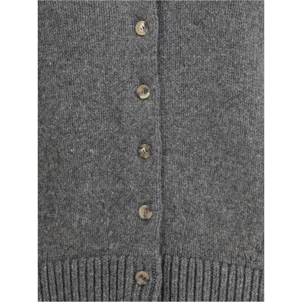 Khaite Gray Cashmere Cashmere Sweater