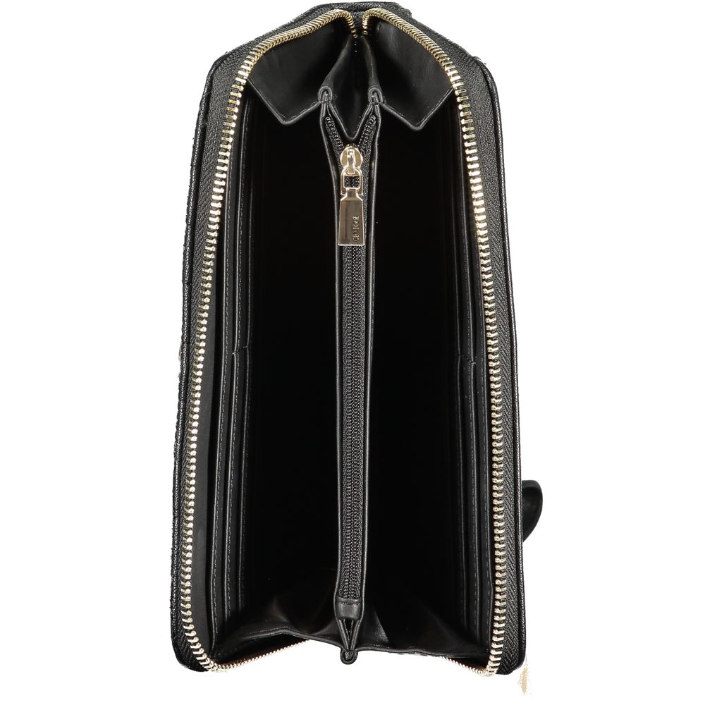 Guess Jeans Black Polyethylene Wallet
