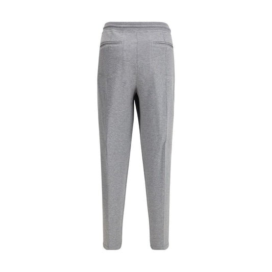 Brunello Cucinelli Gray Cotton Joggers (Workout Pants)
