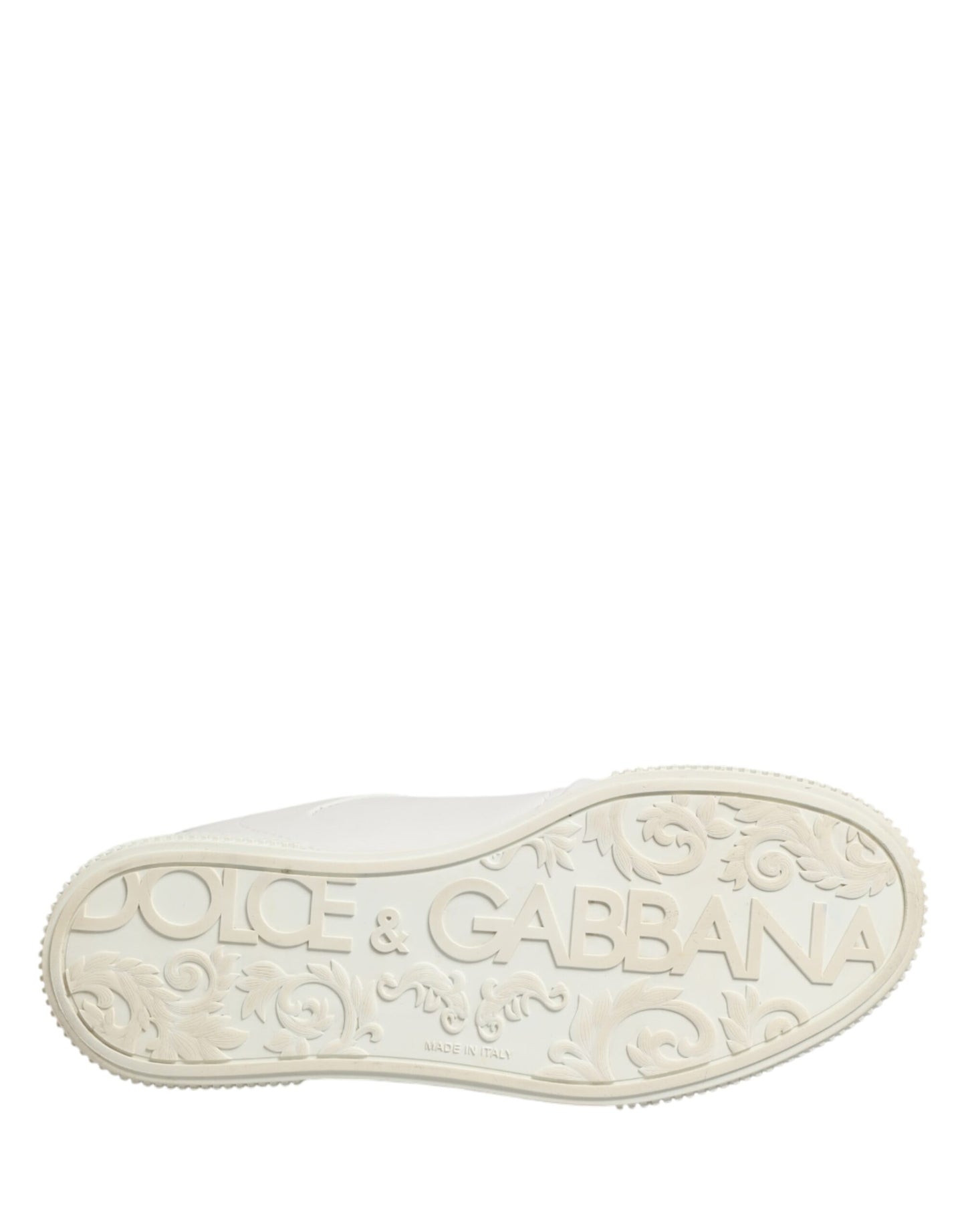 Dolce & Gabbana White MIAMI Calf Low Top Men Sneakers Shoes