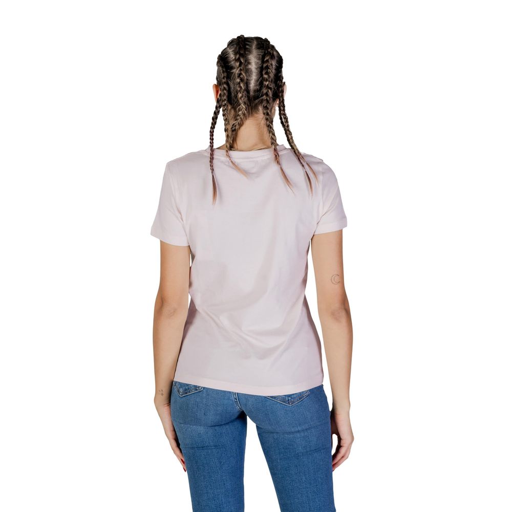 Guess Active Pink Cotton T-Shirt