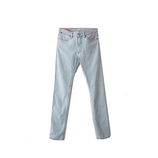 Acne Studios Blue Cotton Skinny Jeans