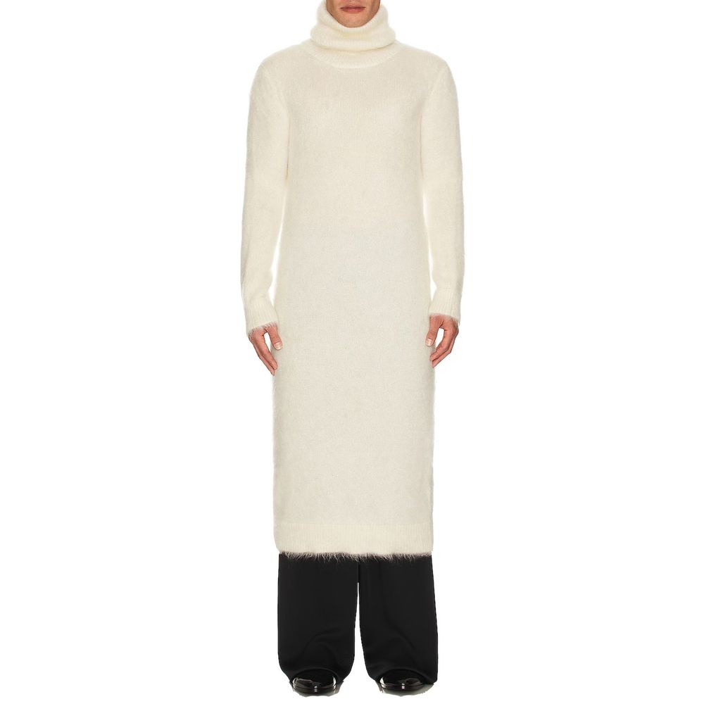 Saint Laurent White Mohair Sweatshirt