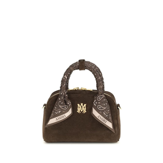 Amiri Brown Calf Leather Bos Taurus Handbag