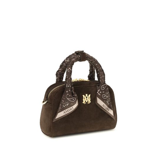 Amiri Brown Calf Leather Bos Taurus Handbag