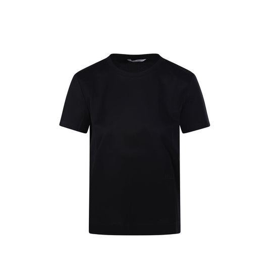 Max Mara Black Cotton T-Shirt