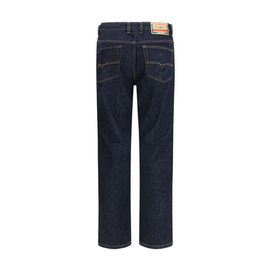 Diesel Black Cotton Slim Fit Jeans