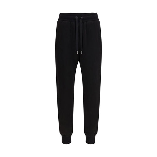 Dolce & Gabbana Black Cotton Casual Pants