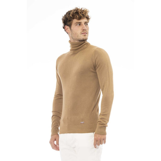 Baldinini Trend Beige Cashmere Men Sweater