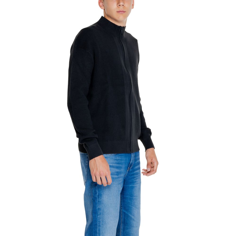 Calvin Klein Jeans Black Recycled Cotton Cardigan