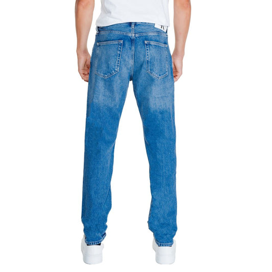 Calvin Klein Jeans Light Blue Cotton Relaxed Fit Jeans
