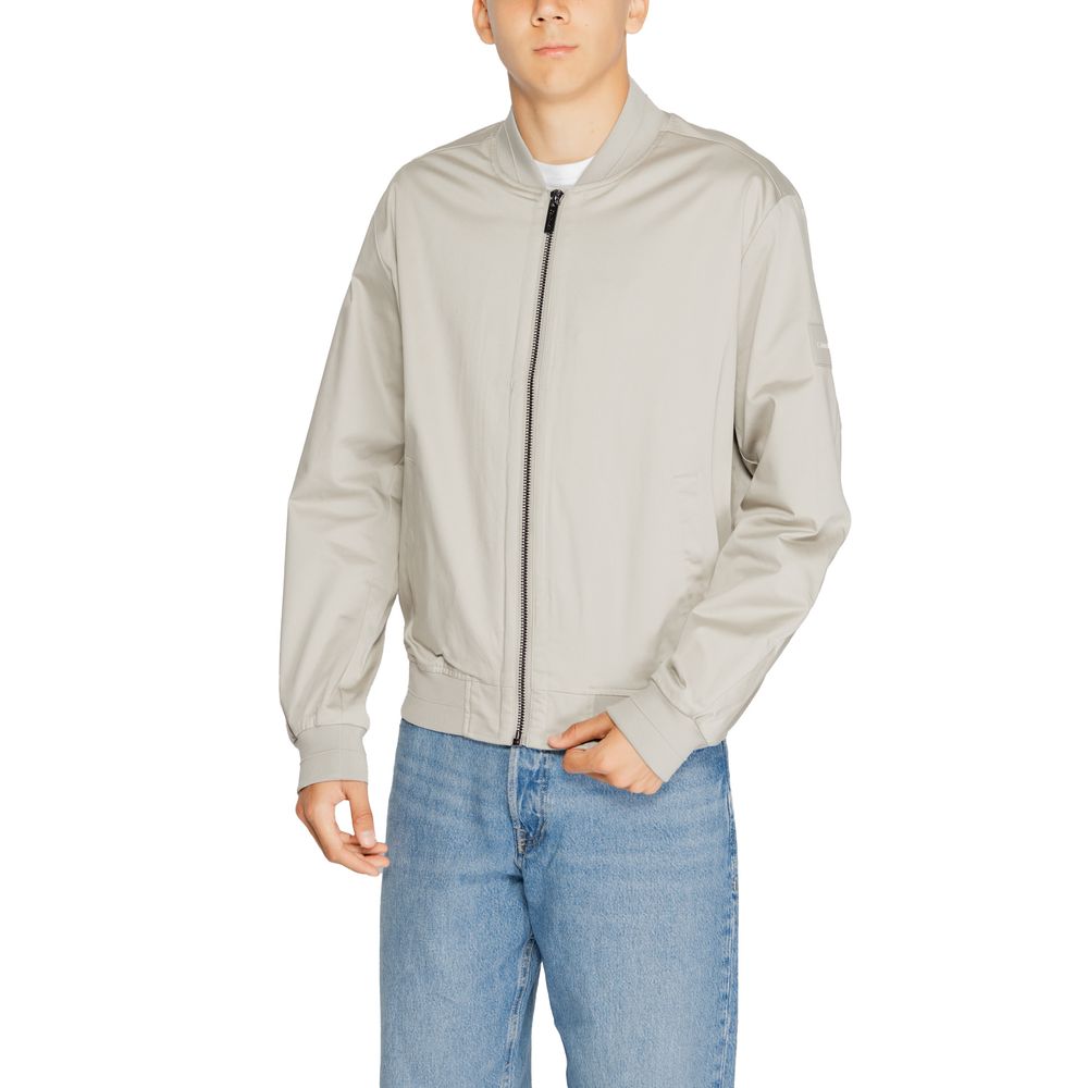 Calvin Klein Gray Organic Cotton Jackets & Coat