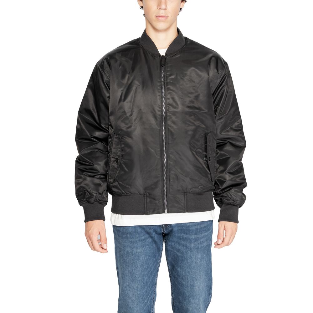 Calvin Klein Jeans Black Polyamide Jackets & Coat