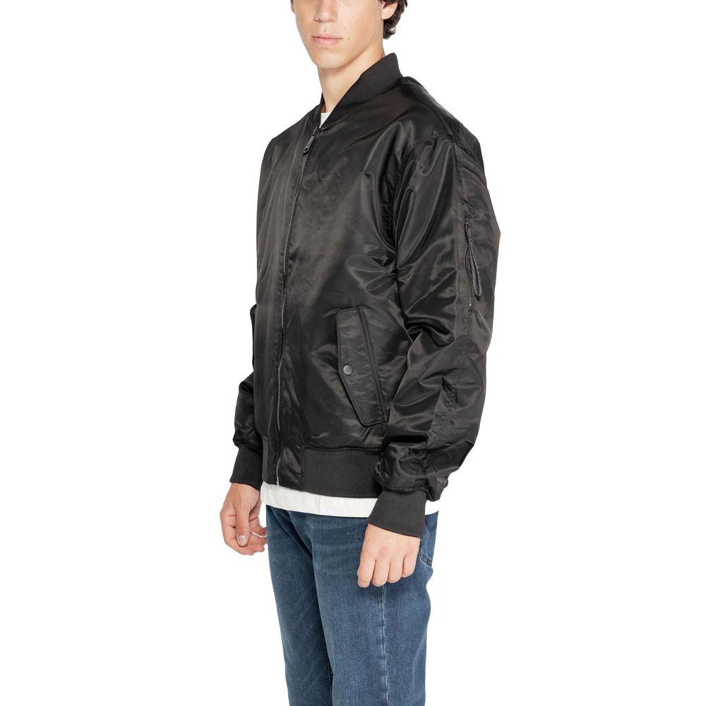 Calvin Klein Jeans Black Polyamide Jackets & Coat