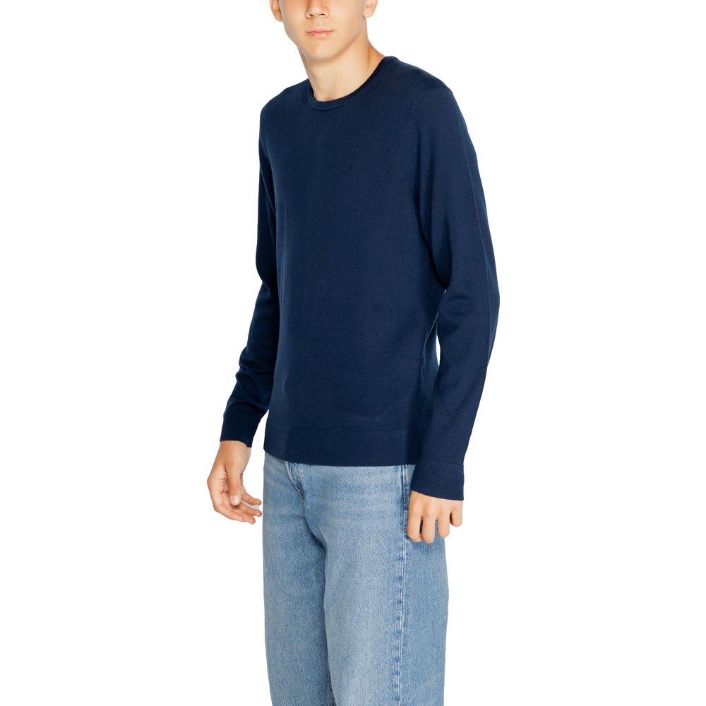 Calvin Klein Blue Recycled Wool Sportswear