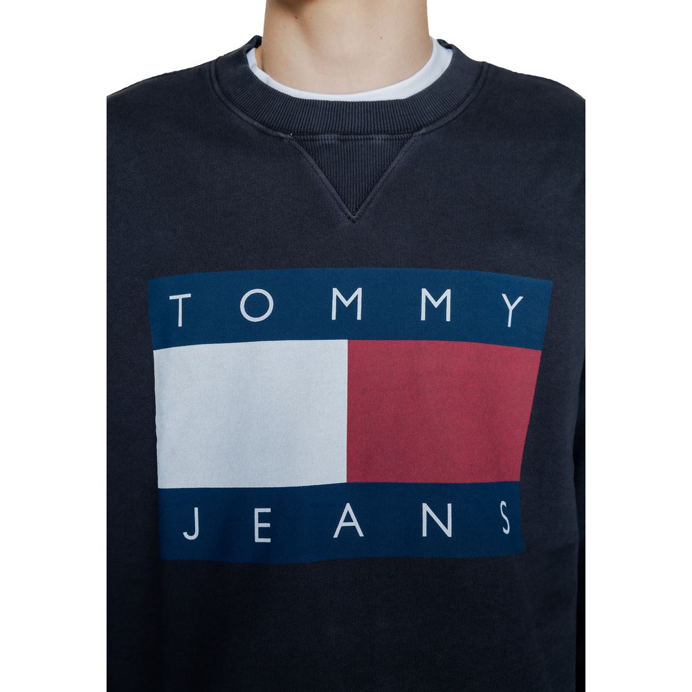 Tommy Hilfiger Jeans Black Cotton Sweatshirt