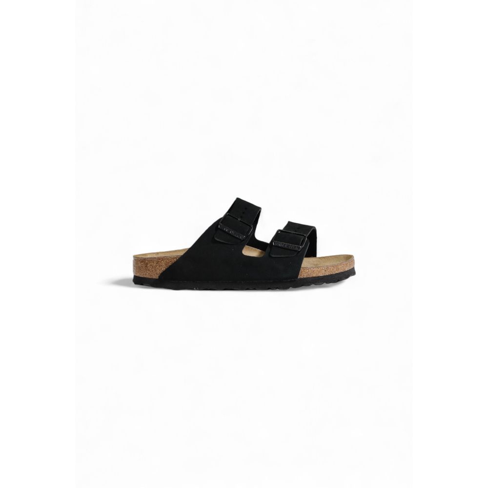 Birkenstock Black Suede Leather Sandals