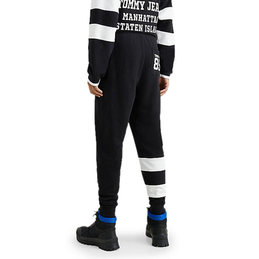 Tommy Hilfiger Jeans Black Cotton Joggers (Workout Pants)