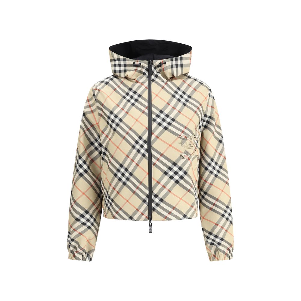 Burberry Brown Polyester Shell Jacket