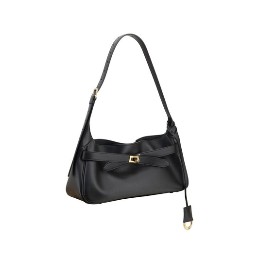 Balenciaga Black Calf Leather Bos Taurus Shoulder Bag