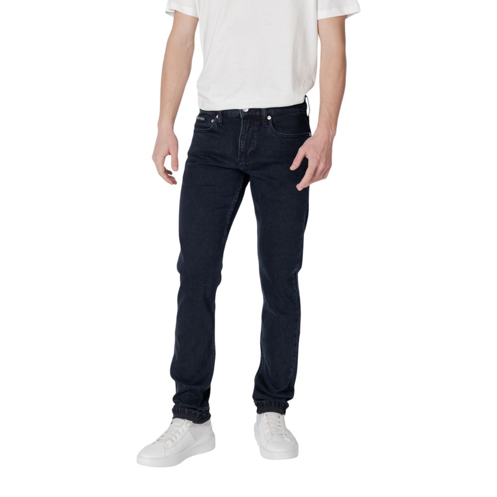 Calvin Klein Jeans Blue Cotton Skinny Jean