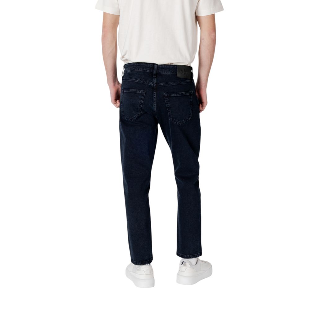 Calvin Klein Jeans Blue Cotton Relaxed Fit Jean