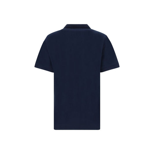 Dolce & Gabbana Blue Cotton Polo Shirt