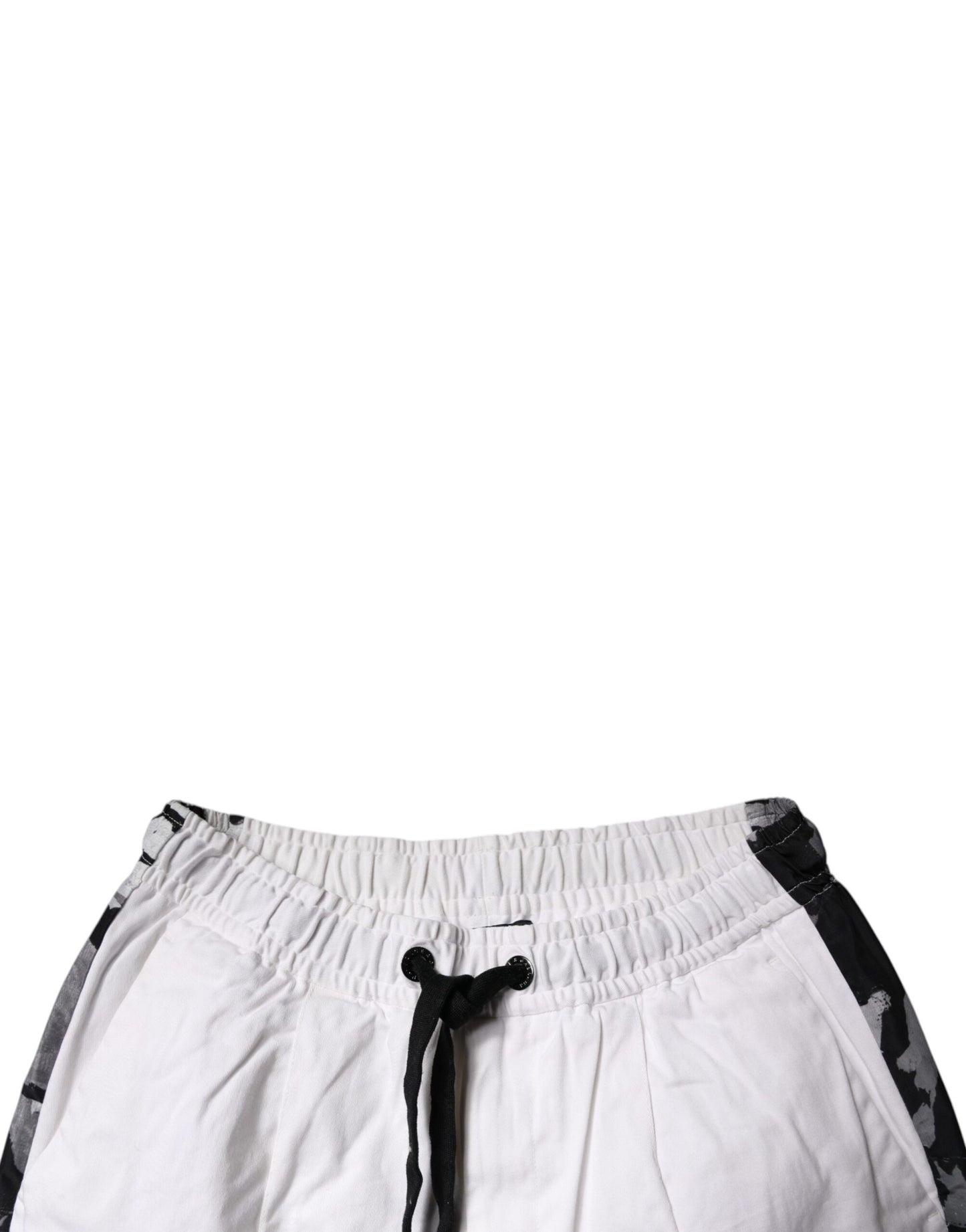 Dolce & Gabbana White Cotton Cargo Jogger Sweatpants Pants