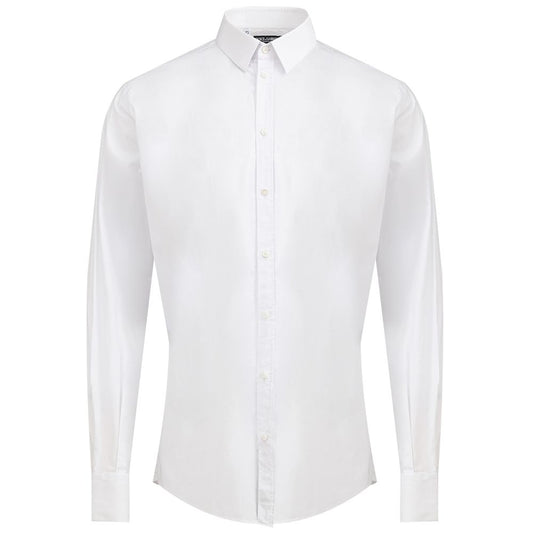 Dolce & Gabbana White Cotton Dress Shirt