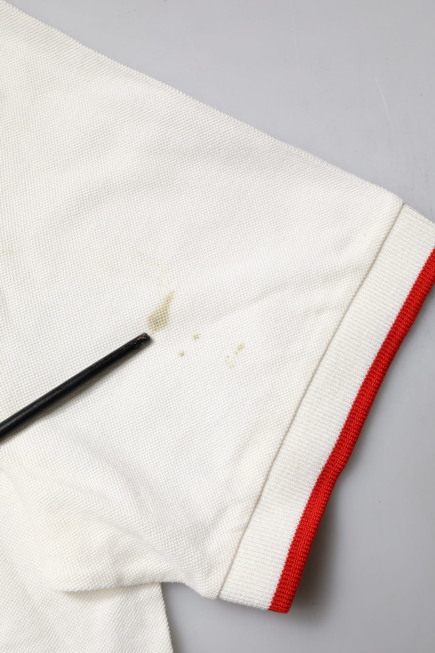 Dolce & Gabbana White Cotton Logo Collared Polo Men T-shirt