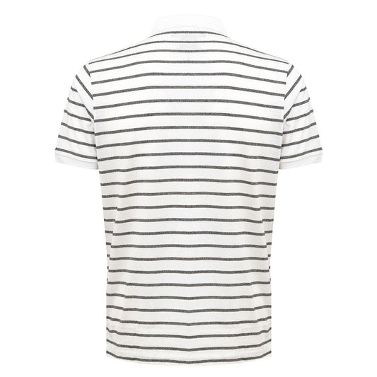 Dunhill White Cotton Polo Shirt