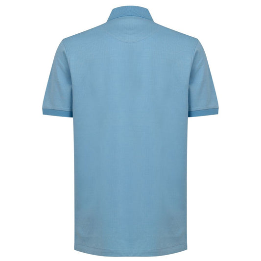 Dunhill Blue Cotton Polo Shirt