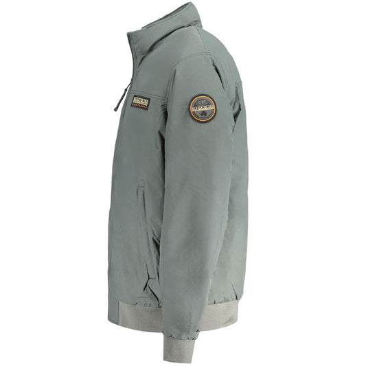 Napapijri Green Polyamide Men Jacket
