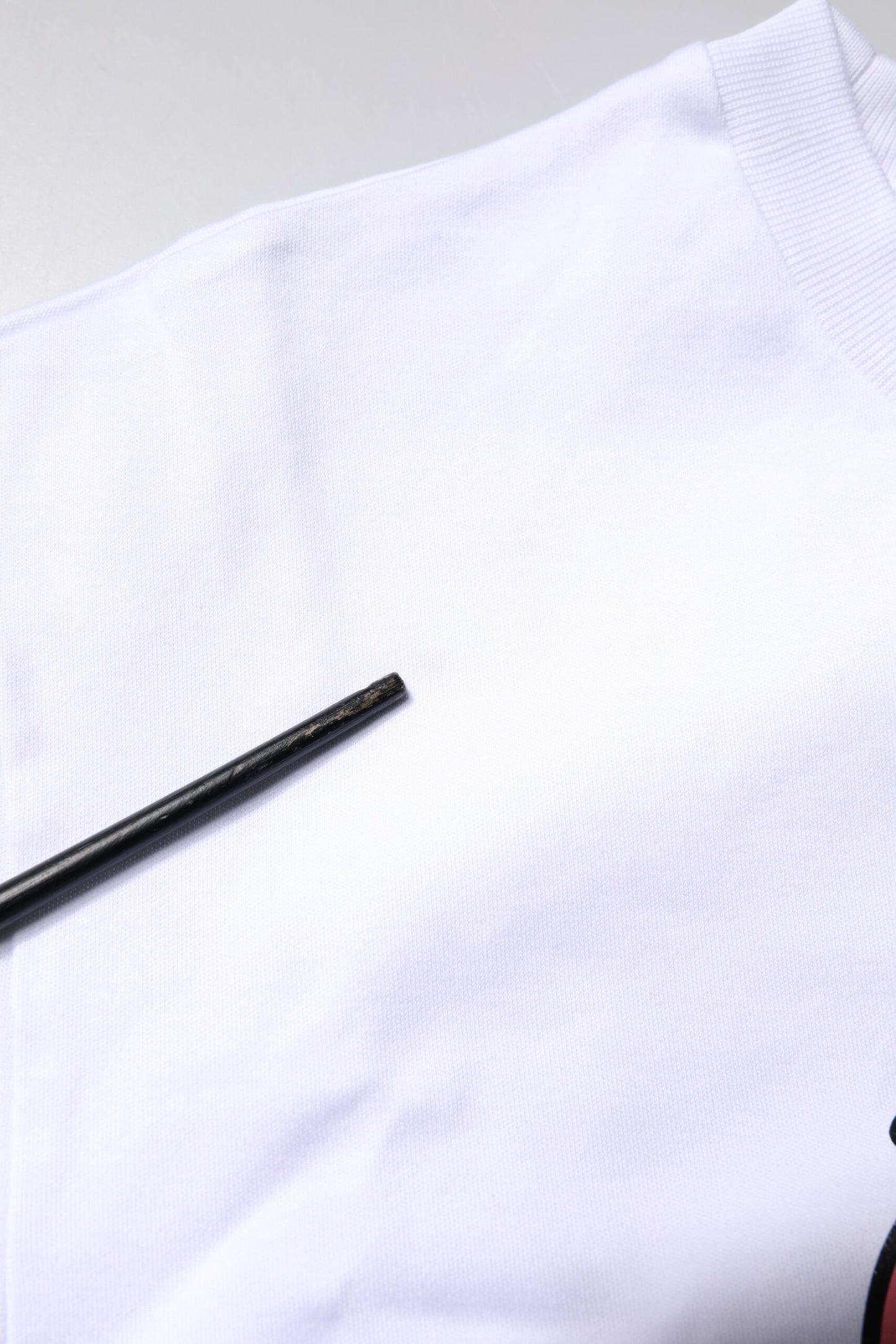 Dolce & Gabbana White Printed Cotton Crew Neck Tee T-shirt