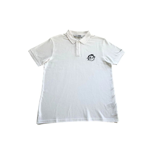 Trussardi Beachwear White Cotton Men's Polo Shirt