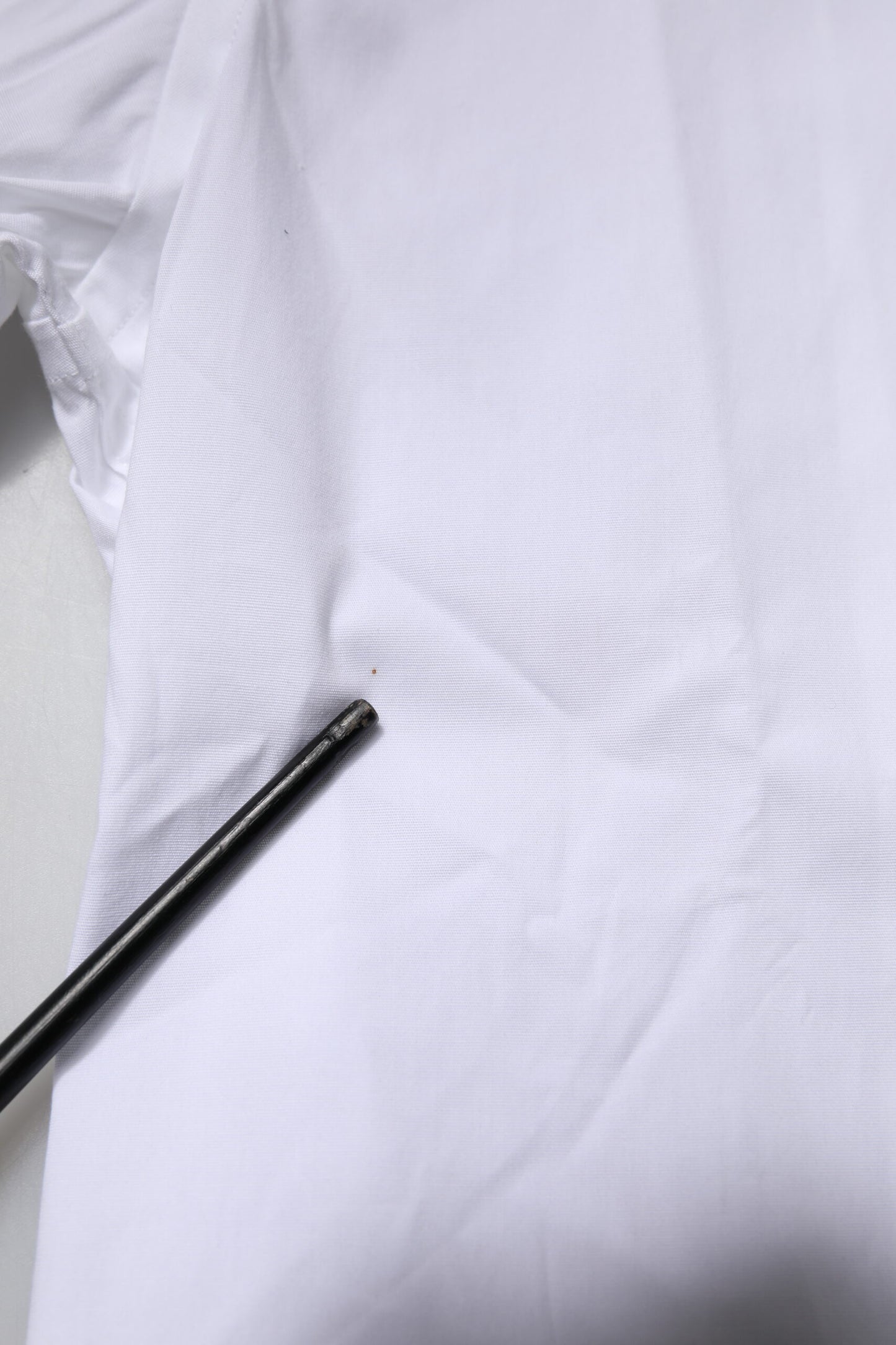 Dolce & Gabbana White Cotton Stretch GOLD Dress Formal Shirt