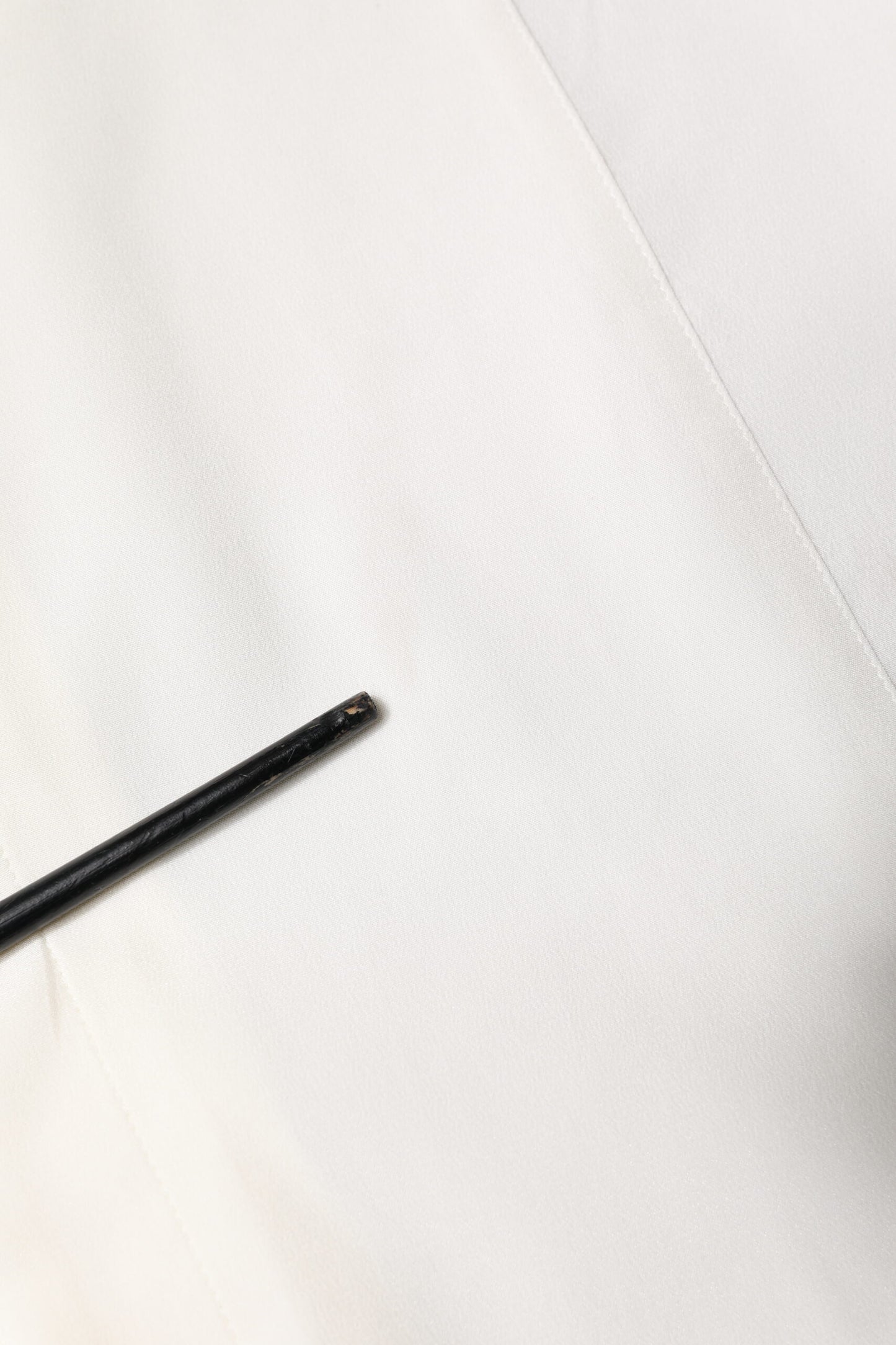 Dolce & Gabbana White Silk GOLD Dress Formal Collared Shirt