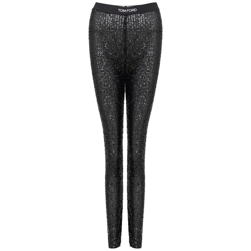 Tom Ford Black Polyester Joggers (Workout Pants)