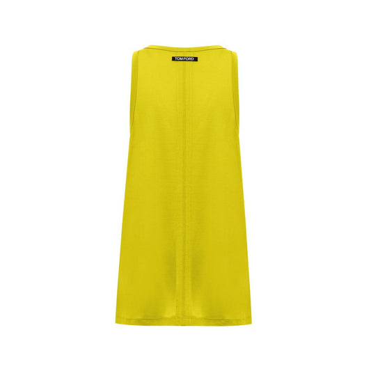 Tom Ford Yellow Silk Tank Top