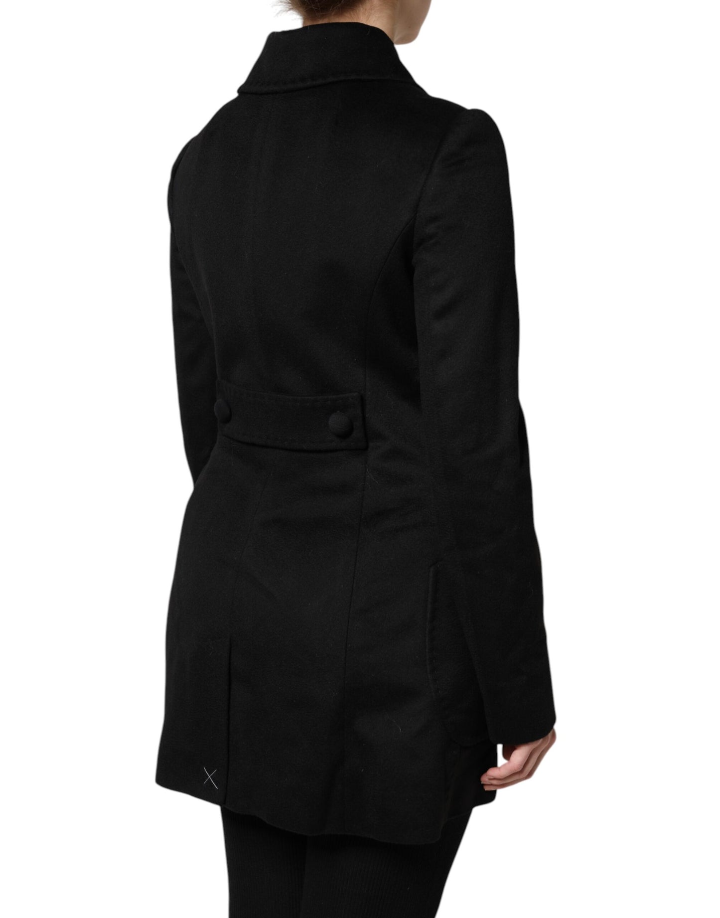 Dolce & Gabbana Black Wool Sartoria Italiano Blazer Jacket