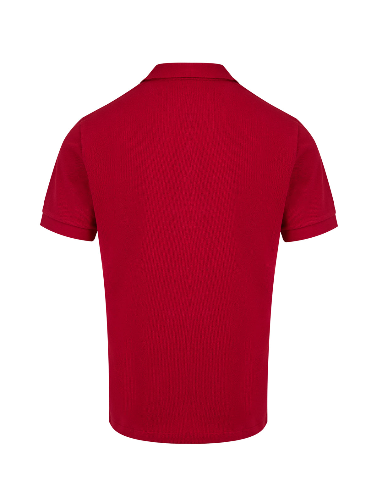 Burberry Red Cotton Collared Polo Shirt